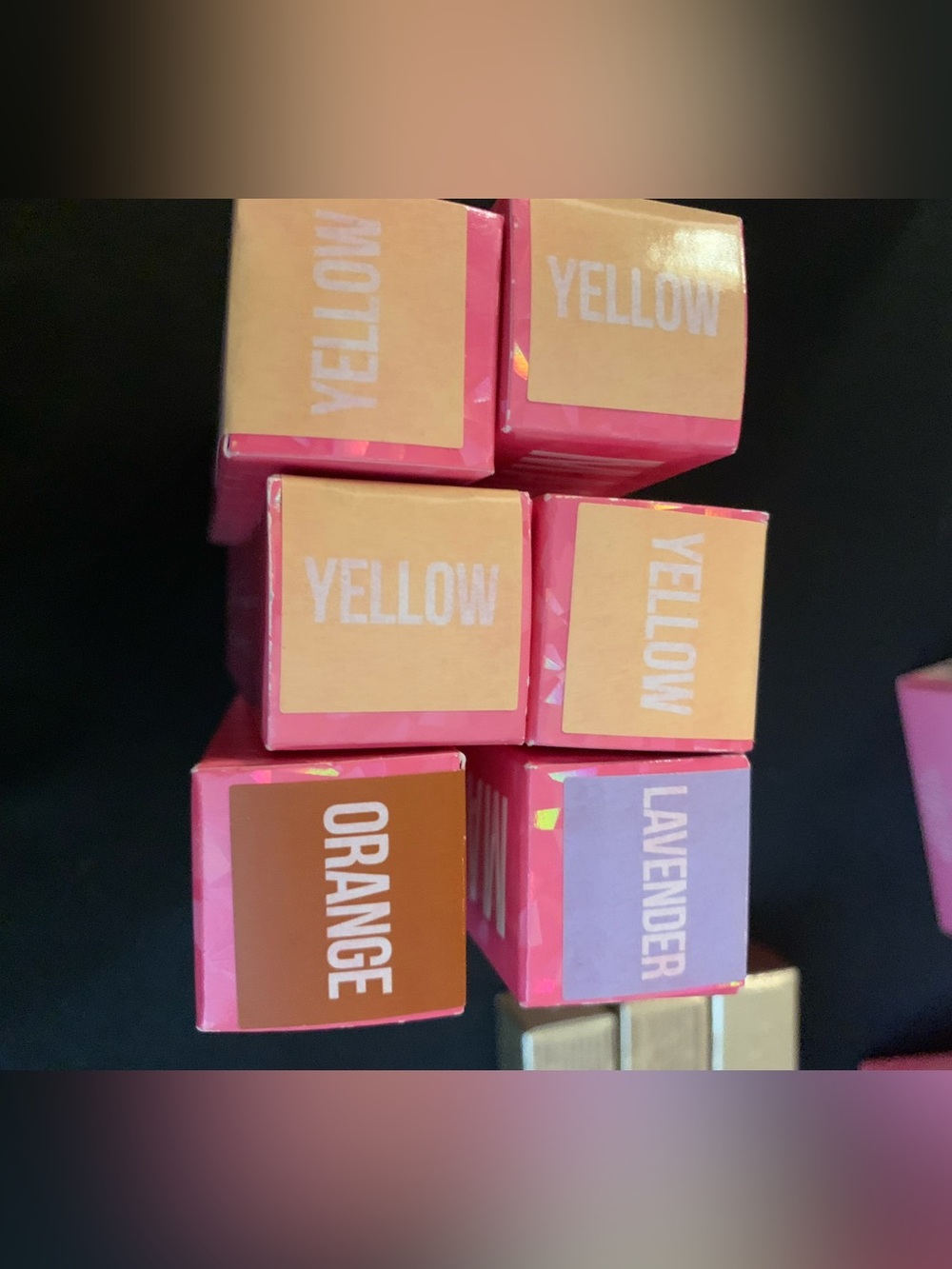 Jeffree Star  Boxes - Yellow, Orange, Lavender Magic Star . price for each 1.